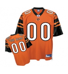 Cincinnati Bengals Customized Jerseys Orange