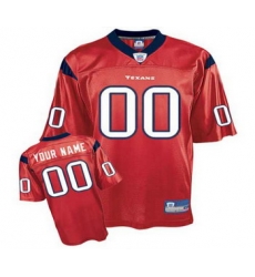 Houston Texans Customized Jerseys red