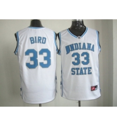 NBA North Carolina #33 bird white Jerseys