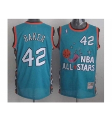 nba 96 all star #42 baker blue