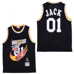 Men B&R Remix Jersey Rocket 01 Jack Black Throwback Jersey