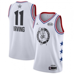 Celtics 11 Kyrie Irving White 2019 NBA All Star Game Jordan Brand Swingman Jersey