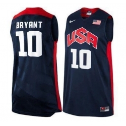 USA Kobe Bryant Dri Fit Material Blue Stitched NBA Jersey USA Kobe Bryant Dri Fit Material Blue Stitched NBA Jersey