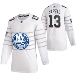 Islanders 13 Mathew Barzal White 2020 NHL All Star Game Adidas Jersey