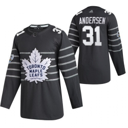 Maple Leafs 31 Frederik Andersen Gray 2020 NHL All Star Game Adidas Jersey