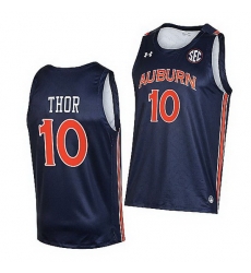 Auburn Tigers Jt Thor Navy College Basketball Nba Alumni Jersey