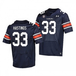 Auburn Tigers Will Hastings Navy Premier Men'S Jersey