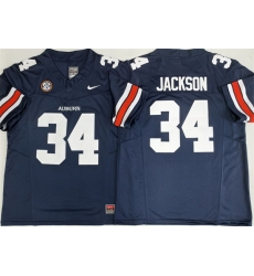 Men Auburn Tigers  34 Bo Jackson Navy 2026 F U S E  Limited Stitched Jersey
