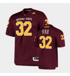 Men Arizona State Sun Devils Jackson He College Football Maroon Premier Jersey