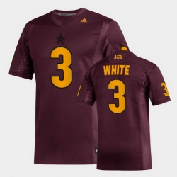 Men Arizona State Sun Devils Rachaad White Replica Maroon Football Jersey