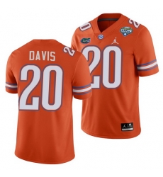 Florida Gators Malik Davis Orange 2020 Cotton Bowl Classic College Football Jersey