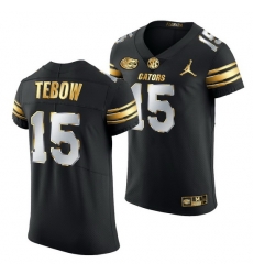 Florida Gators Tim Tebow Black Golden Edition Jersey