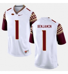 Florida State Seminoles Bkelvin Benjamin College Football White Jersey