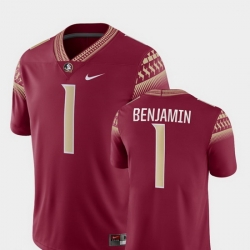 Men Florida State Seminoles Kelvin Benjamin 1 Garnet Game College Football Jersey