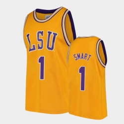 LSU Tiger Javonte Smart Gold Replica Men'S Jersey