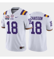 LSU Tiger K'Lavon Chaisson White Home Men'S Jersey