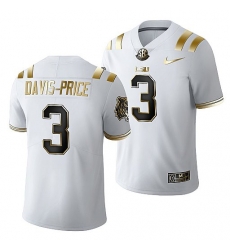 Lsu Tigers Tyrion Davis Price 2021 22 Golden Edition Limited Football White Jersey