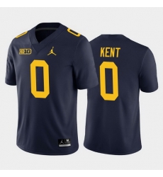 Michigan Wolverines Quintel Kent Navy Home Men'S Jersey