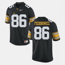 C.J. Fiedorowicz Black Iowa Hawkeyes Alumni Football Game Jersey