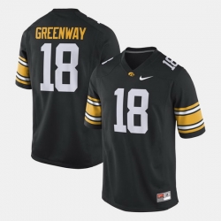 Iowa Hawkeyes Chad Greenway Alumni Football Game Black Jersey