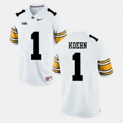 Marshall Koehn White Iowa Hawkeyes Alumni Football Game Jersey