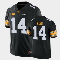 Men Iowa Hawkeyes Desmond King Game Black College Football Jersey