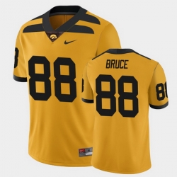 Men Iowa Hawkeyes Isaiah Bruce College Football Gold Alternate Game Jersey