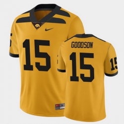 Men Iowa Hawkeyes Tyler Goodson College Football Gold Alternate Game Jersey