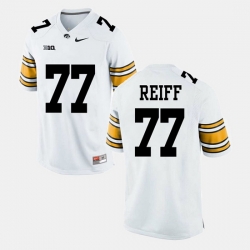 Men Riley Reiff White Iowa Hawkeyes Alumni Football Game Jersey