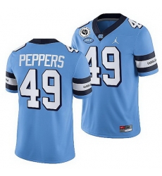 North Carolina Tar Heels Julius Peppers Blue College Football Alumni Jersey