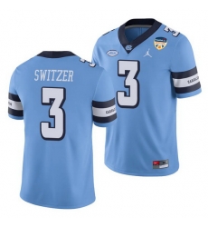 North Carolina Tar Heels Ryan Switzer Carolina Blue 2021 Orange Bowl Game Jersey