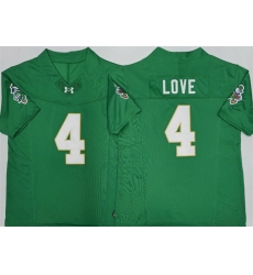 Men Notre Dame Fighting Irish 4 Jeremiyah Love Green 2026 F U S E Limited Stitched Jersey Men Notre Dame Fighting Irish 4 Jeremiyah Love Green 2026 F U S E Limited Stitched Jersey