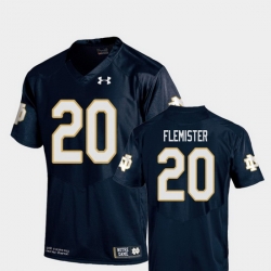 Men Notre Dame Fighting Irish C'Bo Flemister 20 Navy College Football Replica Jersey