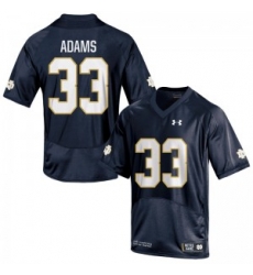 Men Under Armour 33 Limited Navy Blue Josh Adams Notre Dame Fighting Irish Alumni Football Jersey