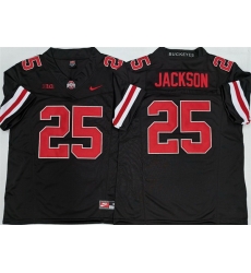 Men Ohio State Buckeyes 25 Lamar Bo Jackson Black 2025 F U S E  Limited Stitched Jersey