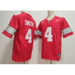 Men Ohio State Buckeyes #4 Jeremiah Smith Red 2026 F U S E Stitched NCAA Jersey