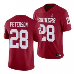 Oklahoma Sooners Adrian Peterson Crimson Alumni Men'S Jersey