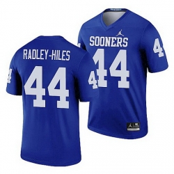 Oklahoma Sooners Brendan Radley Hiles Blue Legend Men'S Jersey