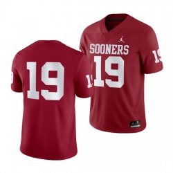 Oklahoma Sooners Crimson Game Men'S Jersey 0