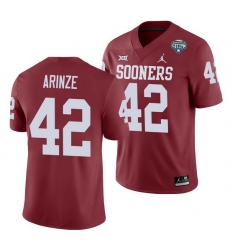 Oklahoma Sooners Noah Arinze Crimson 2020 Cotton Bowl Men'S Jersey