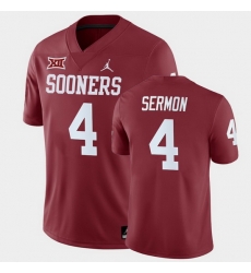 Oklahoma Sooners Trey Sermon Crimson Home Men'S Jersey