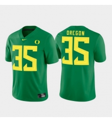 Men Oregon Ducks 35 Green Game Jersey