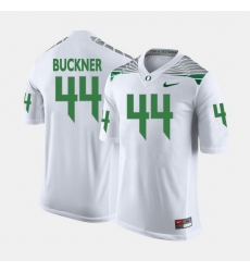 Men Oregon Ducks Deforest Buckner College Football White Jersey