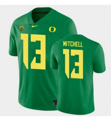 Men Oregon Ducks Dillon Mitchell College Football Green Game Jersey