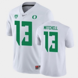 Men Oregon Ducks Dillon Mitchell Game White College Football Jersey