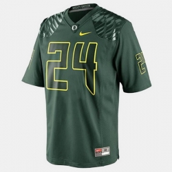 Men Oregon Ducks Kenjon Barner College Football Green Jersey