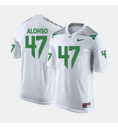 Men Oregon Ducks Kiko Alonso College Football White Jersey