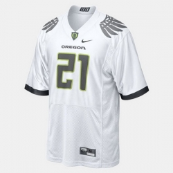 Men Oregon Ducks Lamichael James College Football White Jersey