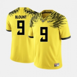 Men Oregon Ducks Legarrette Blount College Football Yellow Jersey