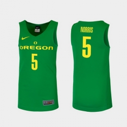 Men Oregon Ducks Miles Norris Green Replica College Basketball Jersey